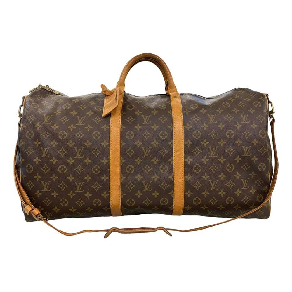 Louis Vuitton Keepall leather travel bag - image 1