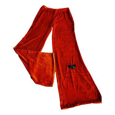 JC De Castelbajac Silk large pants - image 1