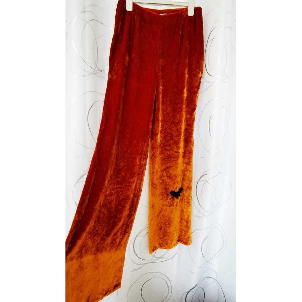 JC De Castelbajac Silk large pants - image 3