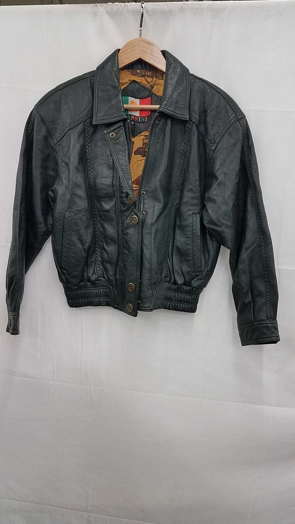 Giannini Leather Jacket Size Medium - image 1