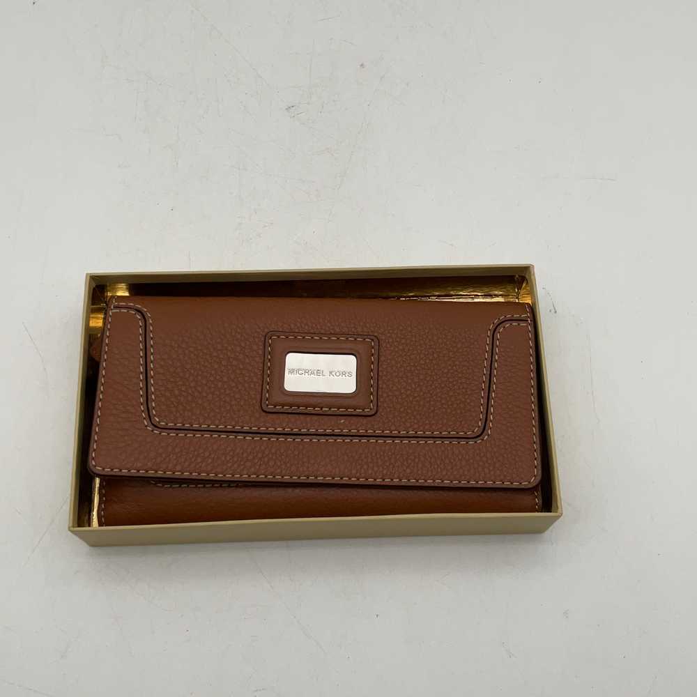Michael Kors NIB Womens Brown Leather Double Size… - image 2