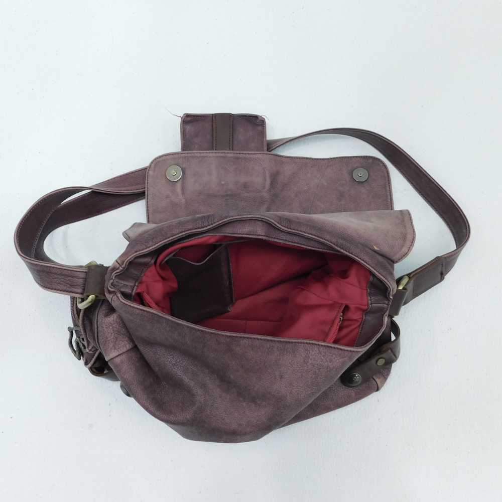 & Other Stories Cecile Jeanie Maroon Satchel Tote… - image 5