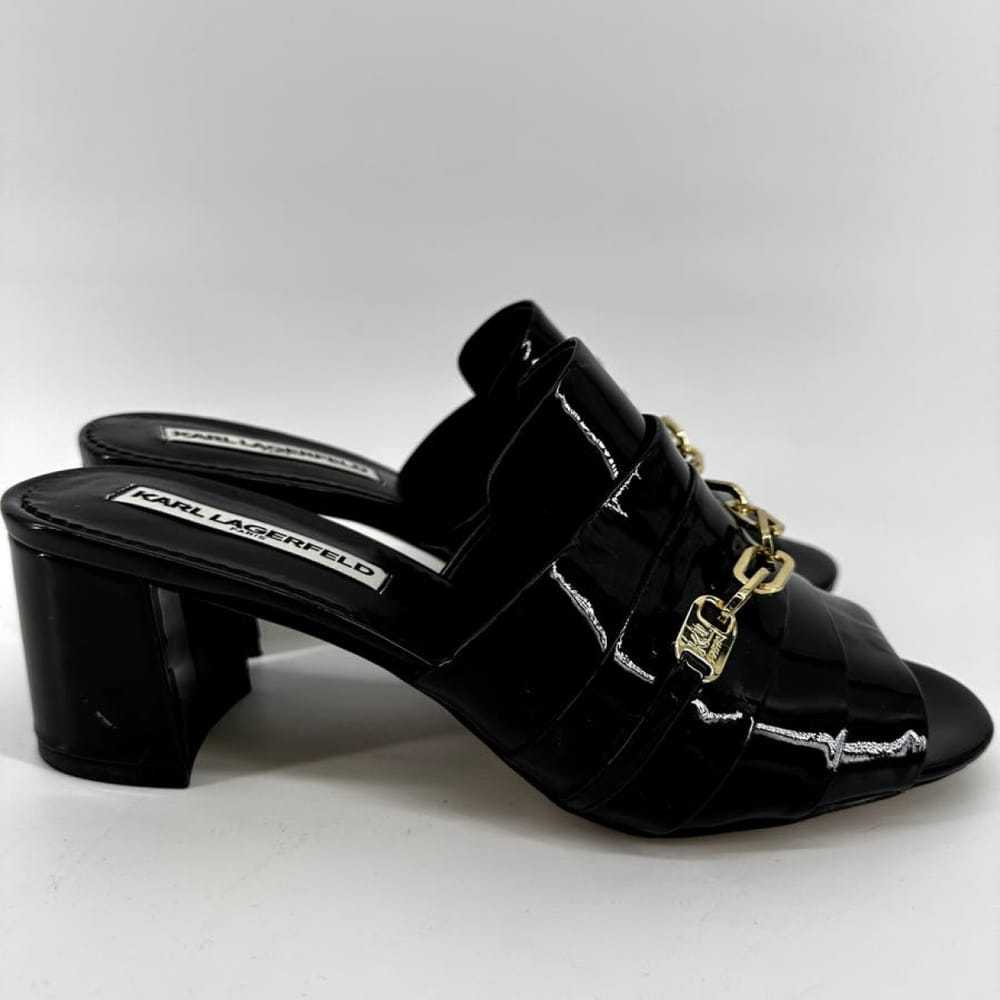 Karl Lagerfeld Patent leather sandal - image 2