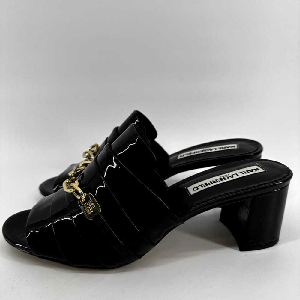 Karl Lagerfeld Patent leather sandal - image 3