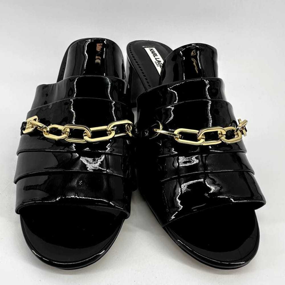 Karl Lagerfeld Patent leather sandal - image 4