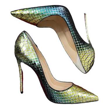 Christian Louboutin So Kate python heels - image 1