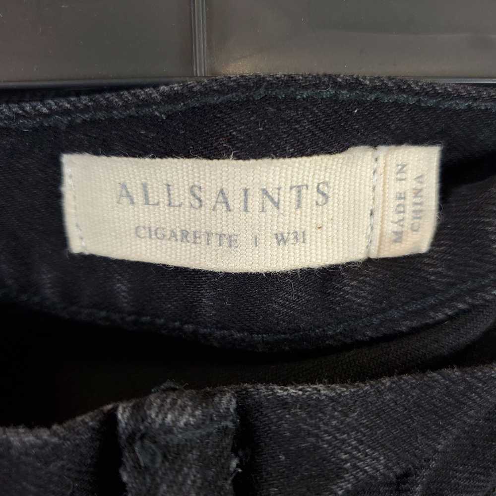 AllSaints All Saints Men Black Straight Leg Jeans… - image 3
