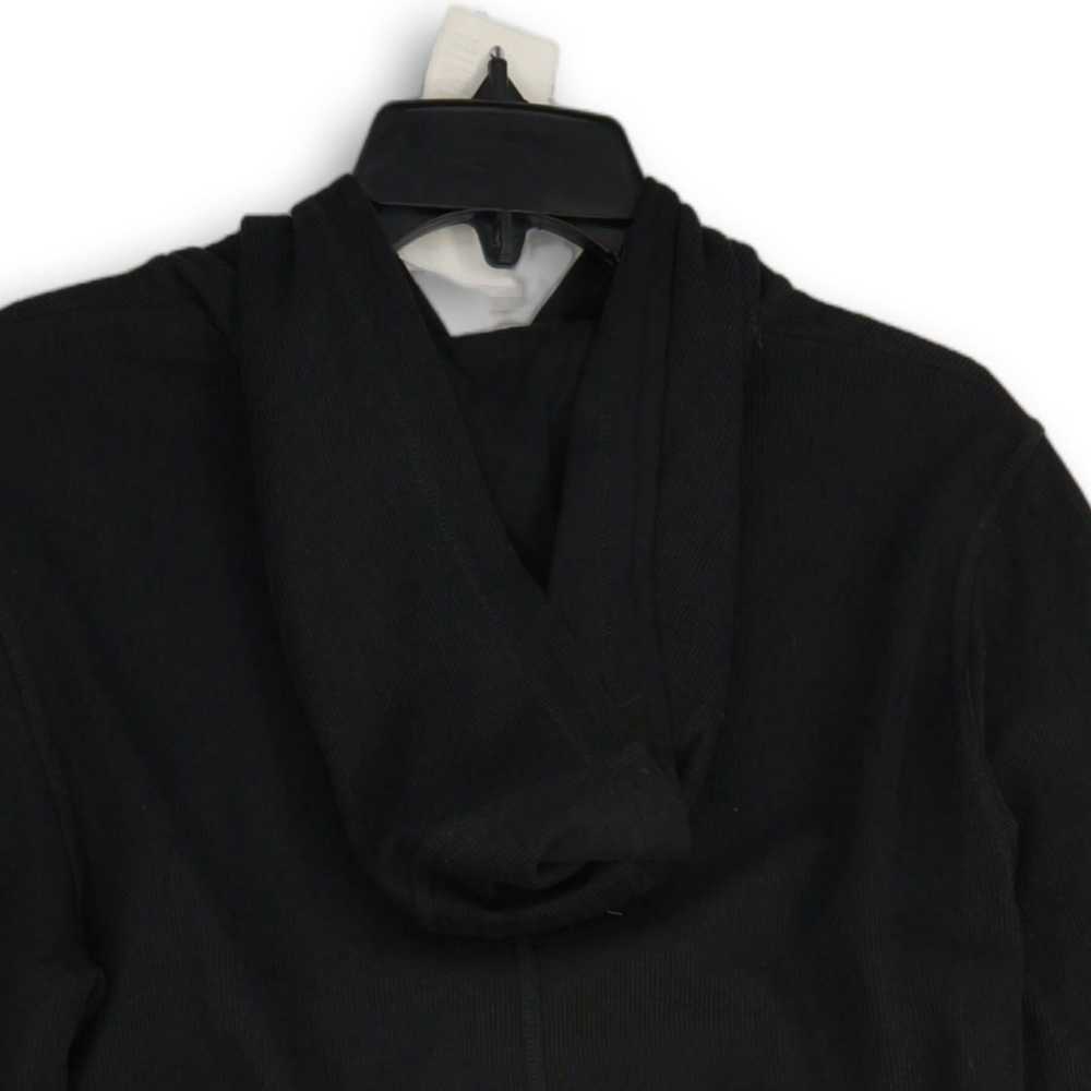 Vince Mens Black Long Cuffed Sleeve Hooded Pullov… - image 3