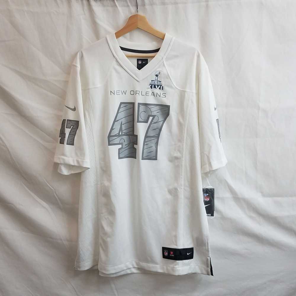 Nike NFL Super Bowl XLVII Reflective 47 Jersey Me… - image 1