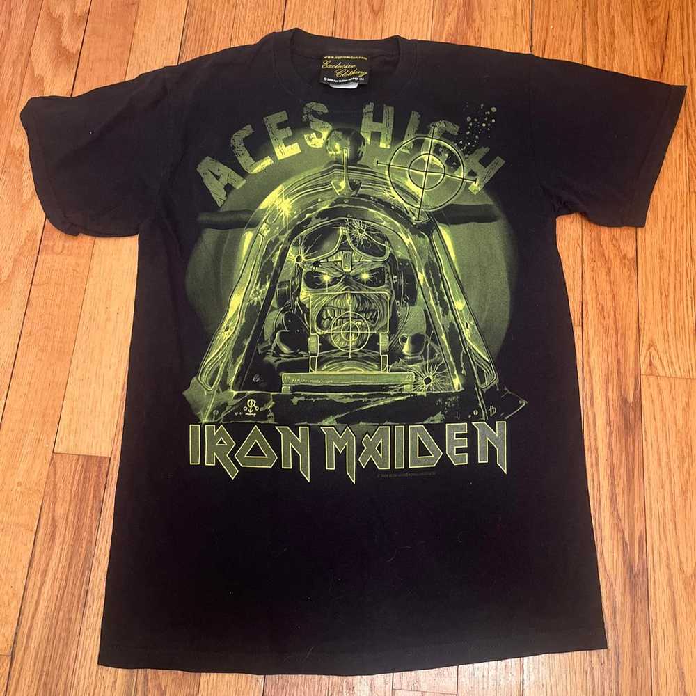 Iron Maiden Shirt 2008 size small Aces high - image 1