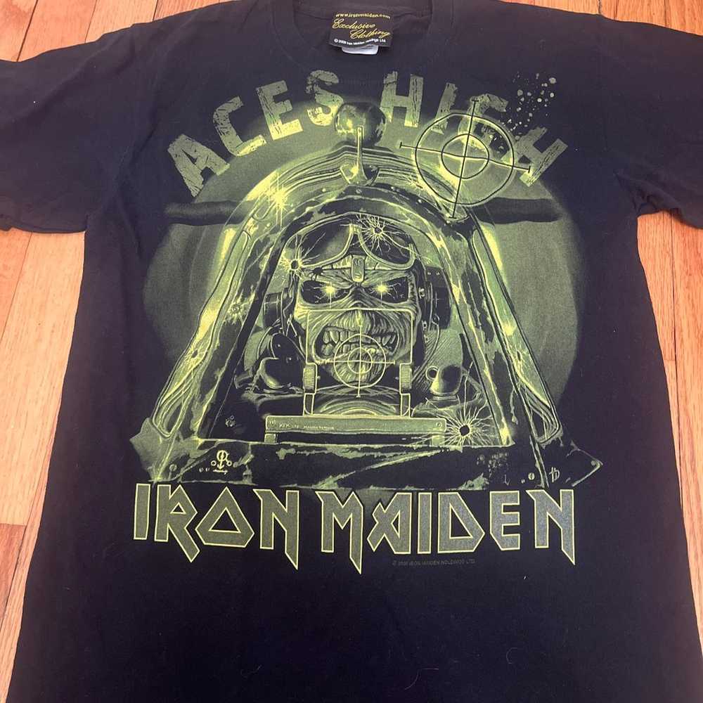 Iron Maiden Shirt 2008 size small Aces high - image 2