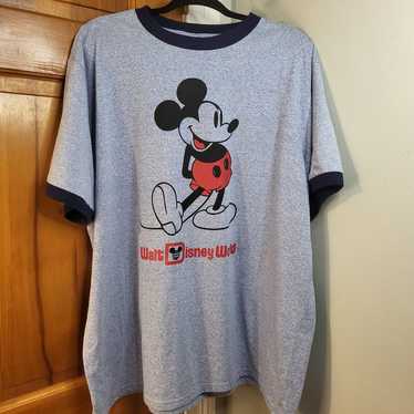 Disney Retro Mickey Mouse Graphic Ringer Tee