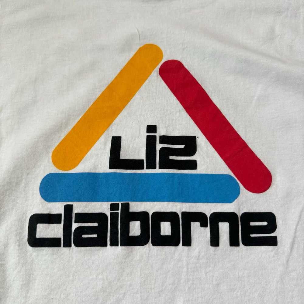 VINTAGE Liz Claiborne Logo Color BlocK Single Sti… - image 2
