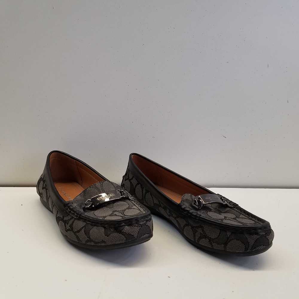 COACH Olive Gray Signature Ballet Loafers Shoes W… - image 3