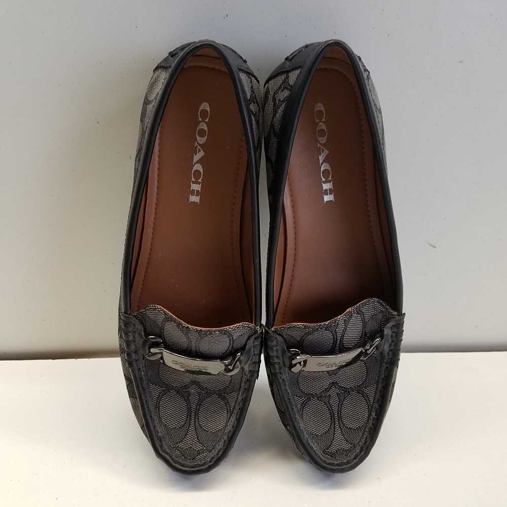 COACH Olive Gray Signature Ballet Loafers Shoes W… - image 6
