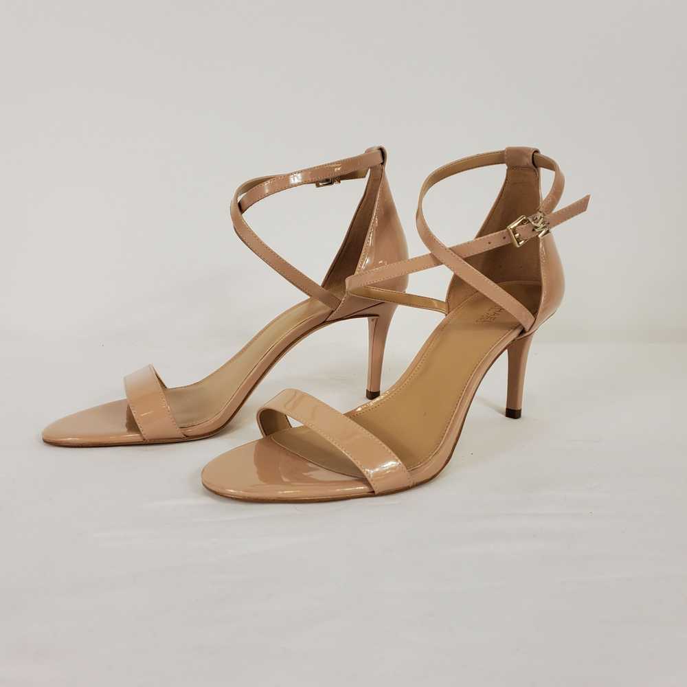 Michael Kors Simone Nude Patent Leather ANkle Str… - image 1