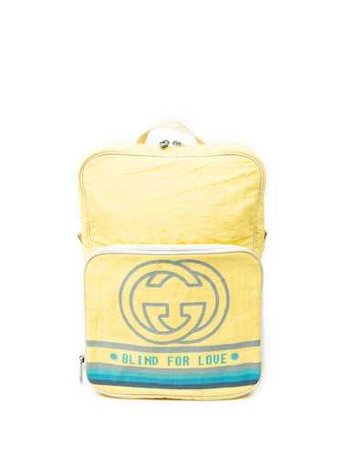 Gucci Pre-Owned Blind For Love backpack - Yellow