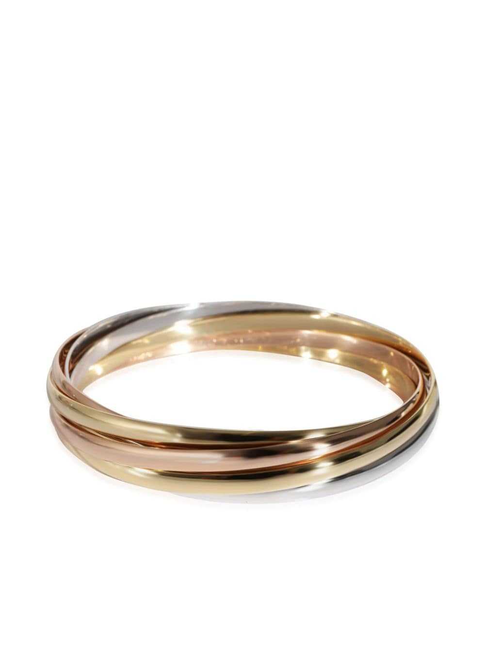 Cartier pre-owned 18kt gold Trinity bangle - image 1