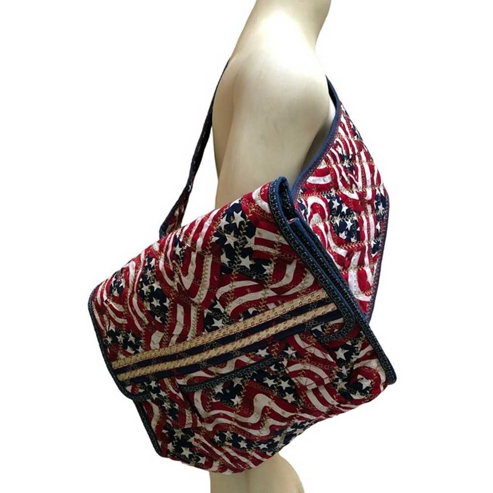 Vintage Bag Purse Handbag Tote Americana Patrioti… - image 2