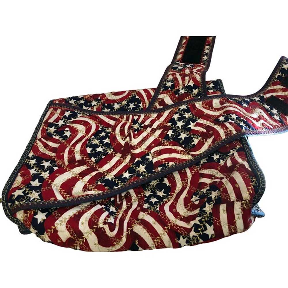 Vintage Bag Purse Handbag Tote Americana Patrioti… - image 7