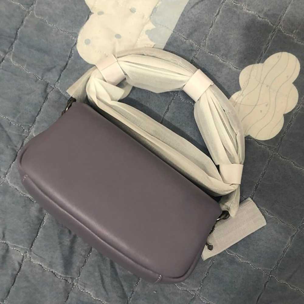 Coach violet Pillow Tabby 18 Handbag - image 2