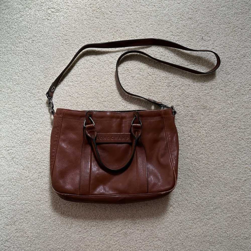 Longchamp Brown 3D Small Leather Crossbody Bag - image 2