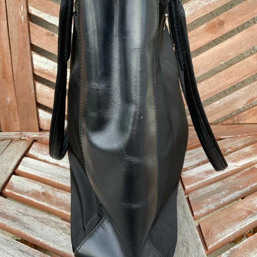 Prada nylon/leather shoulder bag - image 10