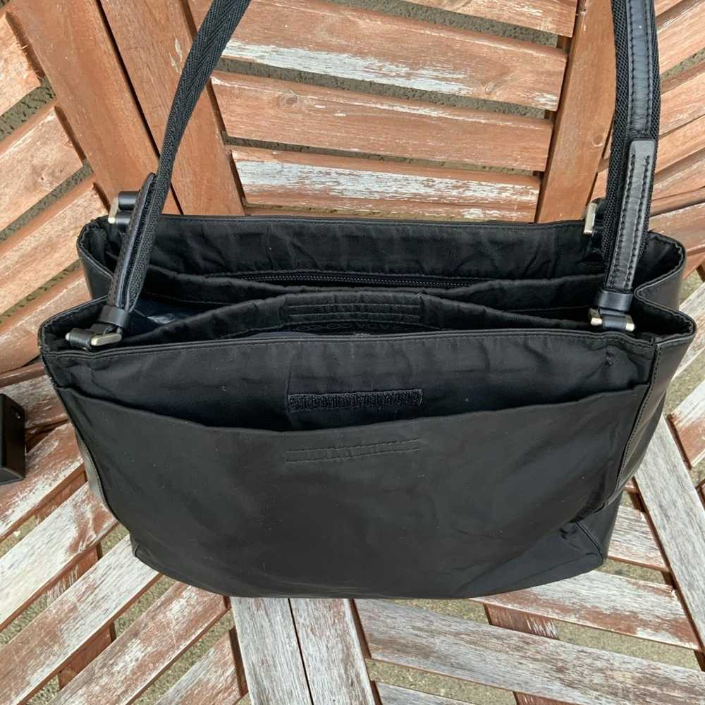 Prada nylon/leather shoulder bag - image 11