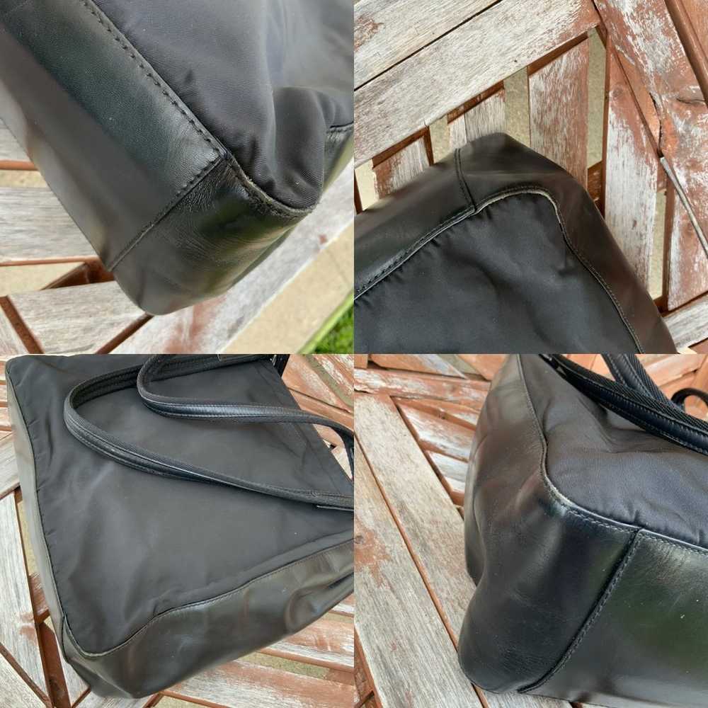 Prada nylon/leather shoulder bag - image 12