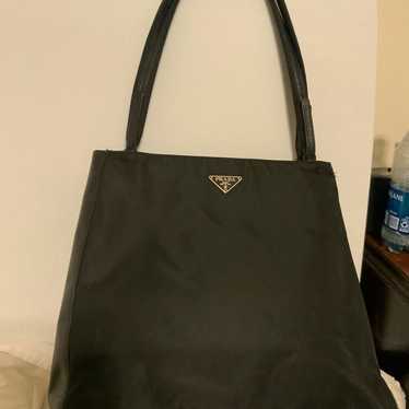 Prada nylon/leather shoulder bag - image 1