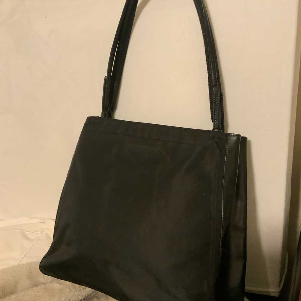 Prada nylon/leather shoulder bag - image 2