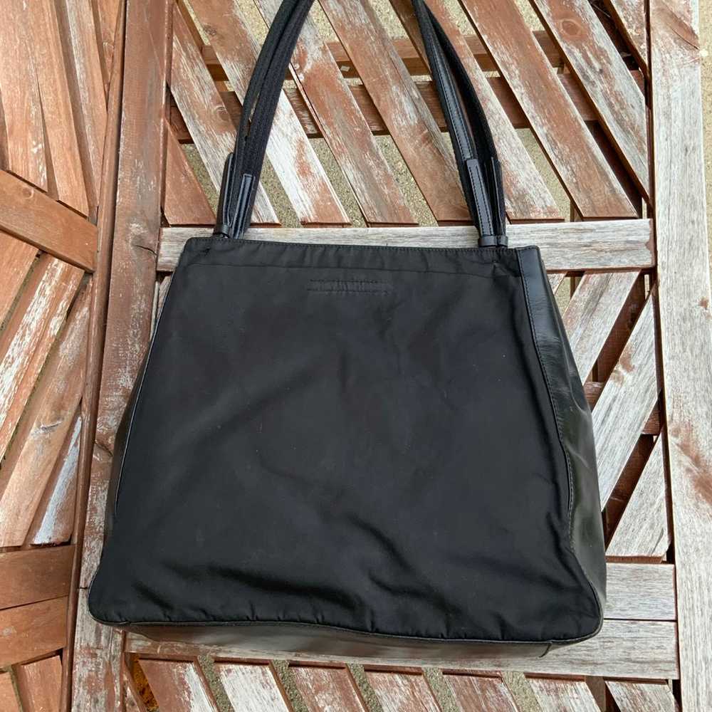 Prada nylon/leather shoulder bag - image 4