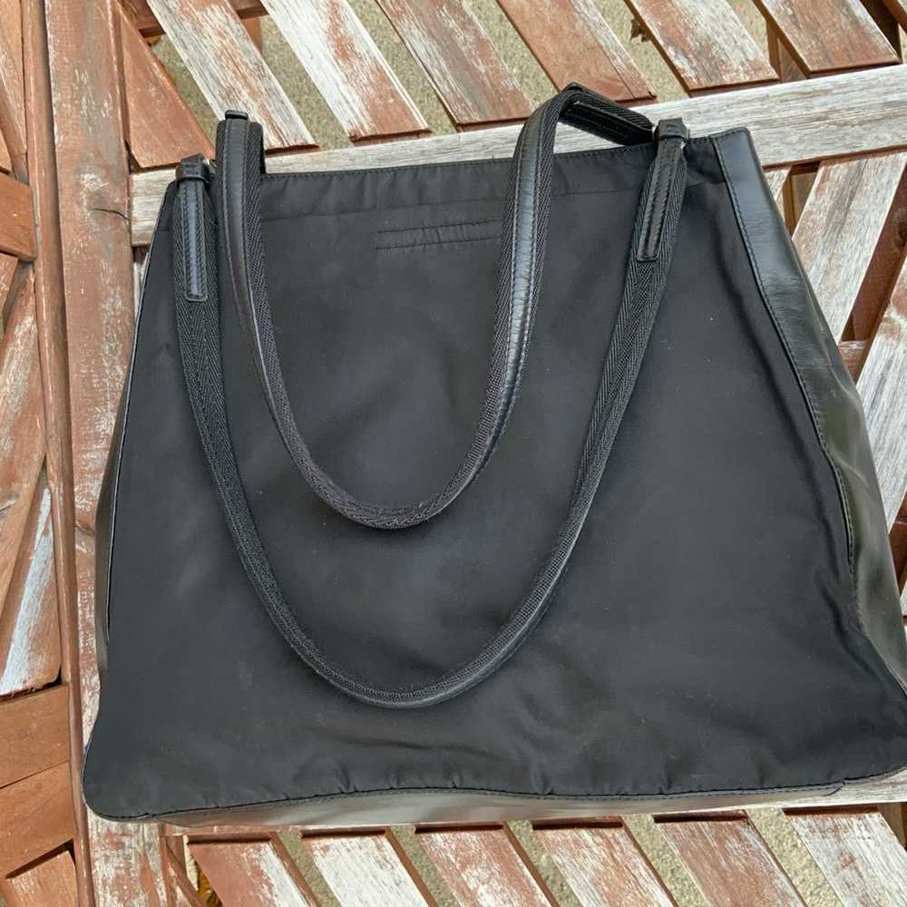 Prada nylon/leather shoulder bag - image 5