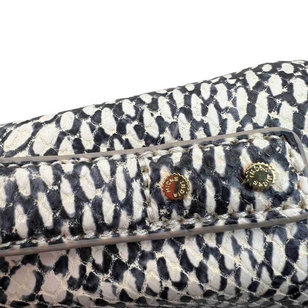 India Hicks The Lady P Handbag Snake Print Leather - image 12