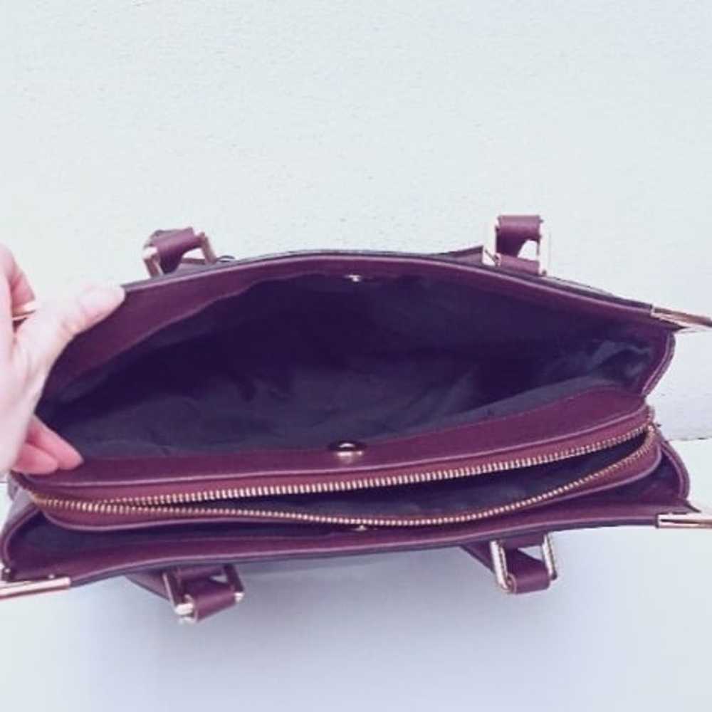 LAST DAY!!! Calvin Klein Plum Purple Tote Handbag… - image 10