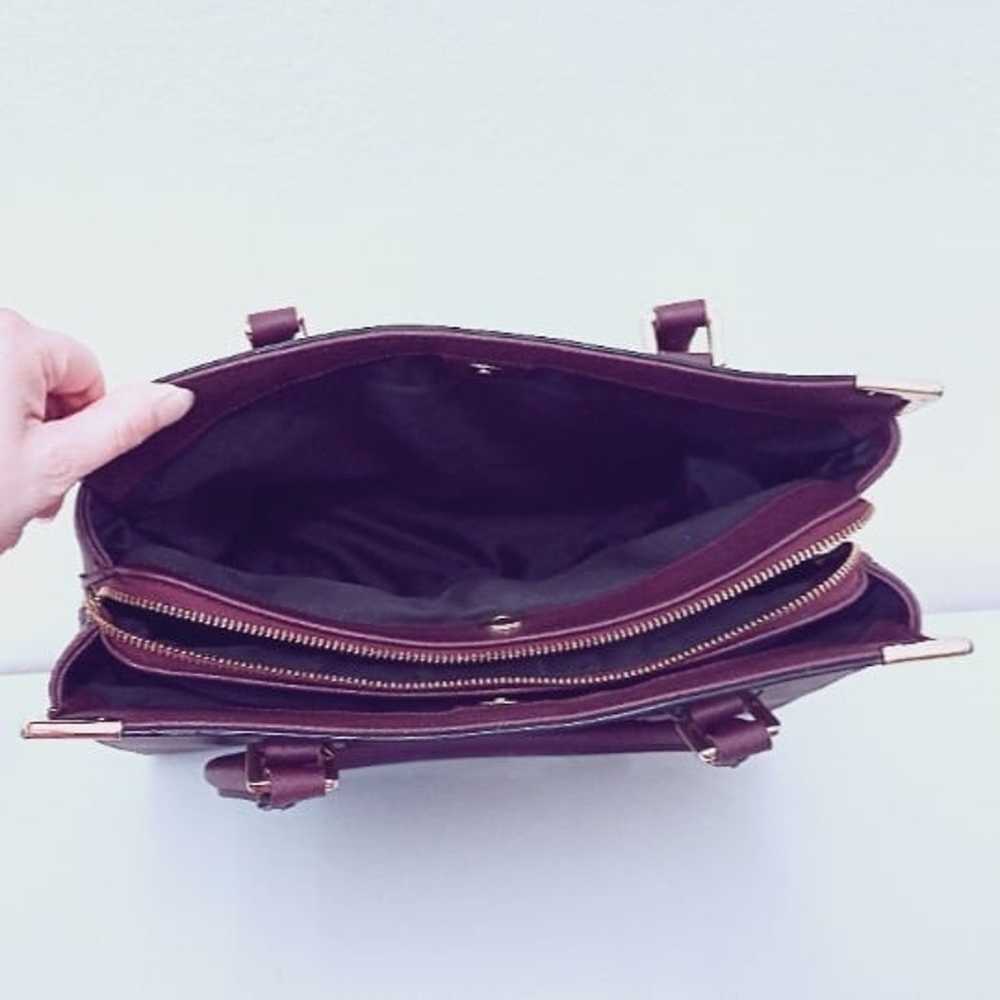 LAST DAY!!! Calvin Klein Plum Purple Tote Handbag… - image 7