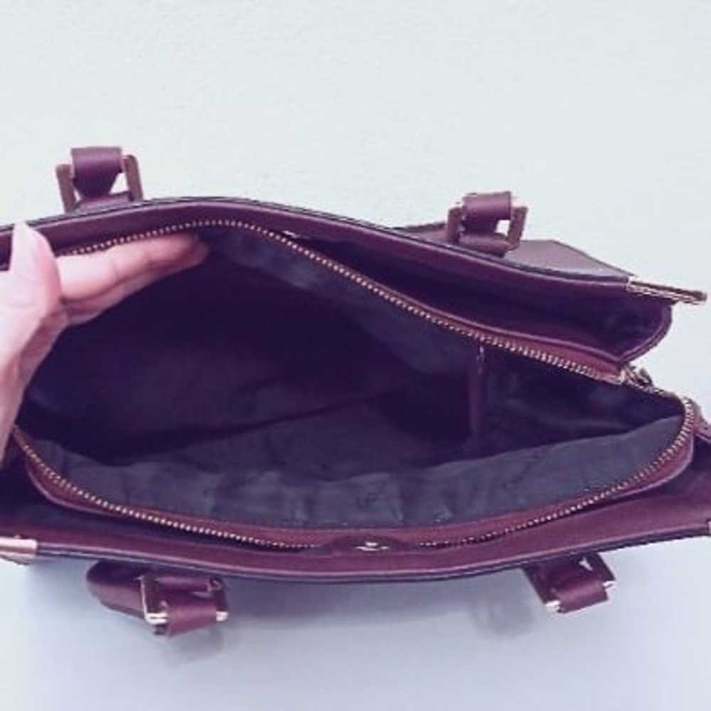 LAST DAY!!! Calvin Klein Plum Purple Tote Handbag… - image 9