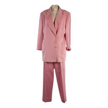 escada vintage pink blazer pockets — UNCUT GEMS VINTAGE