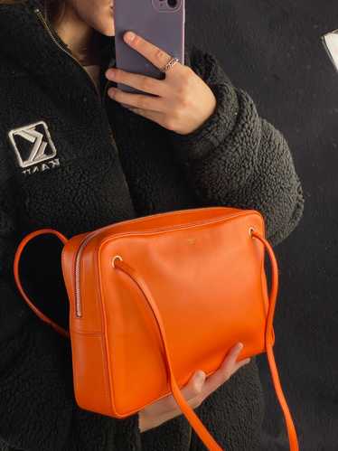 Bag × Celine × Luxury *RARE* Celine Orange Leather