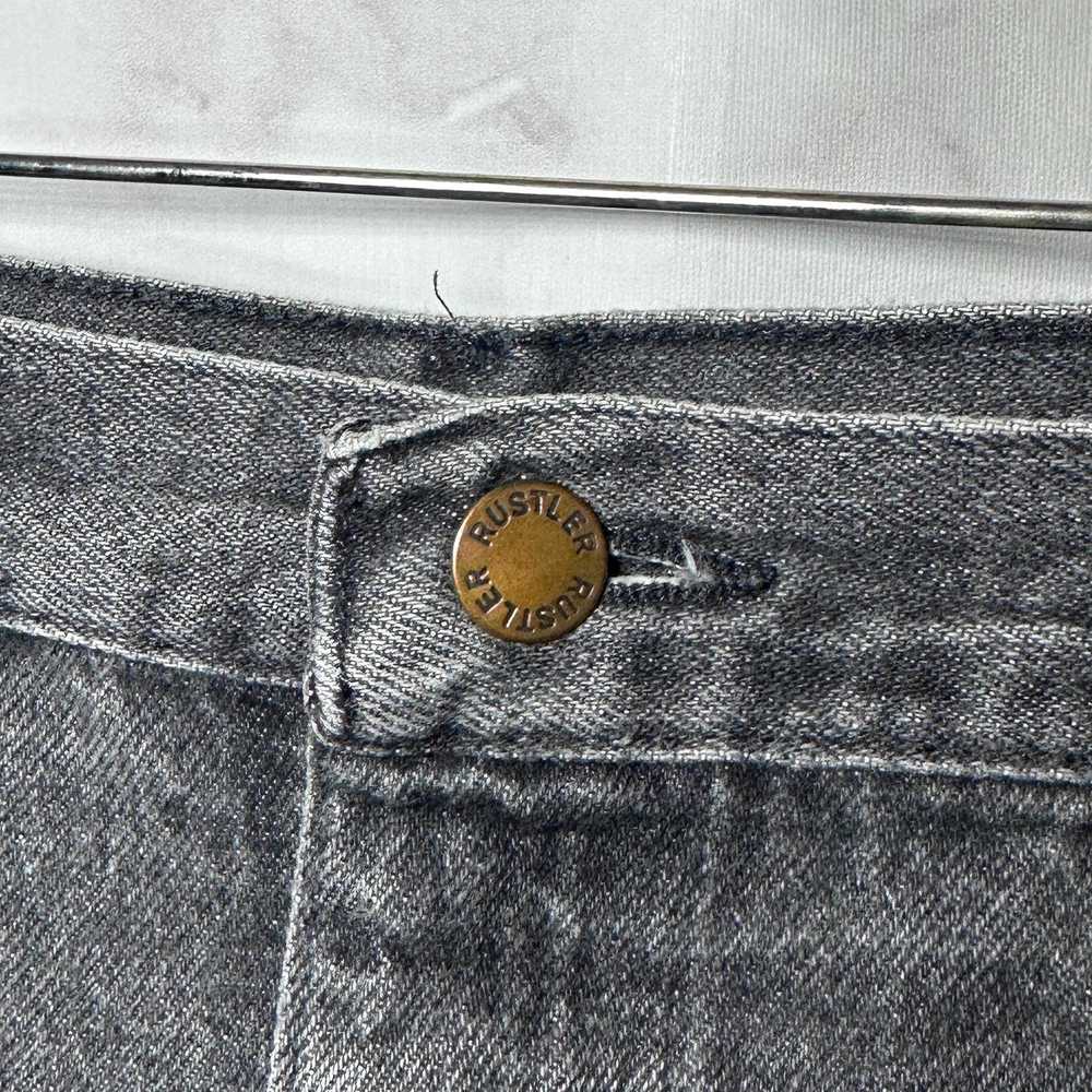 Made In Usa × Rustler × Vintage Faded Grey Denim - image 4