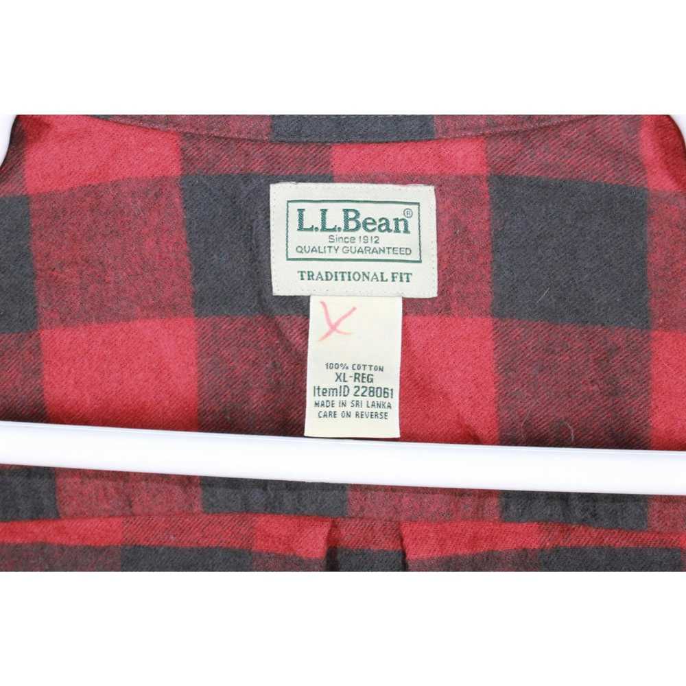 Cotton × L.L. Bean LL Bean Scotch Plaid Flannel C… - image 5