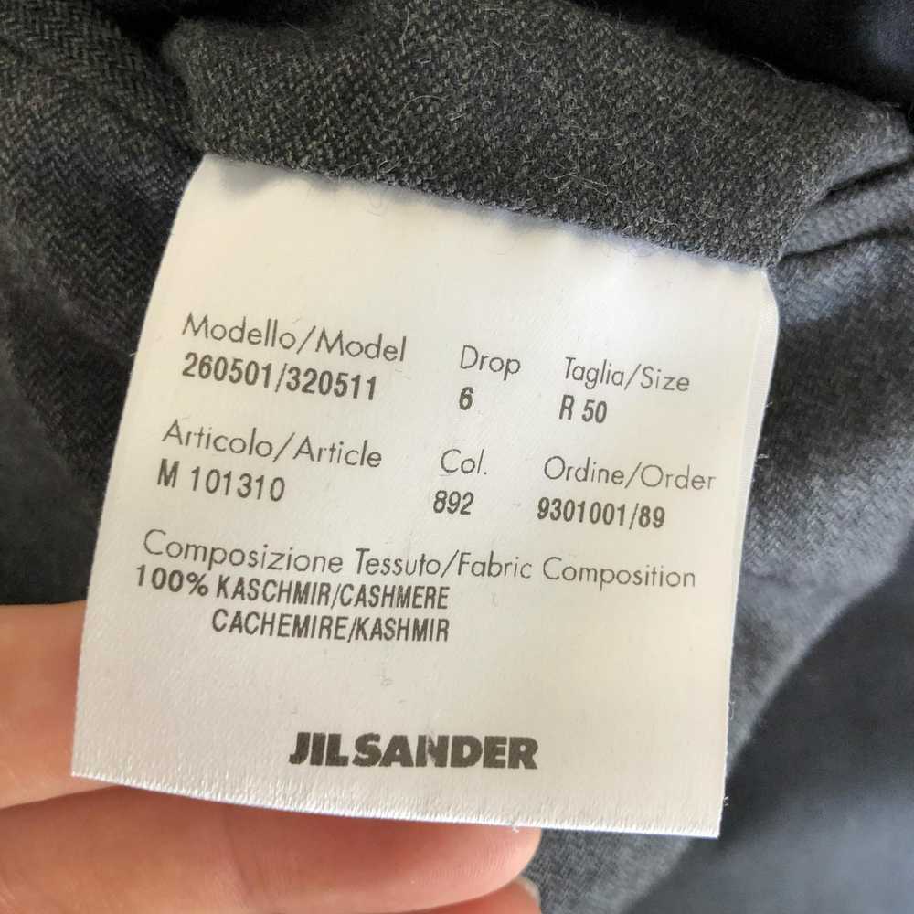 Jil Sander Jil Sander Pleated Cashmere Trousers - image 4