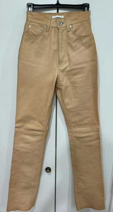 Helmut Lang Leather Trousers