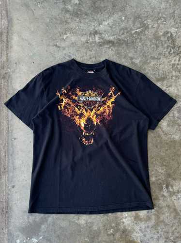 90s) harley davidson flame - Gem