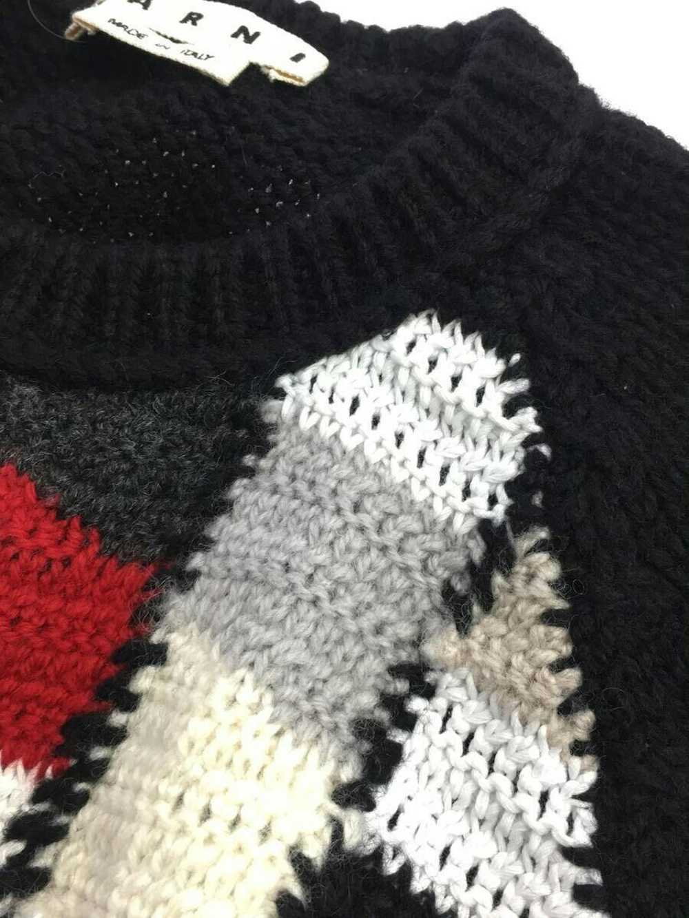 Marni AW21 Crochet Block Knit Sweater - image 3
