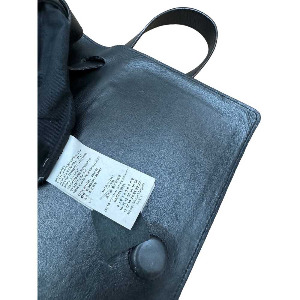 Maison Margiela FW 2014 Black leather handbag - image 9