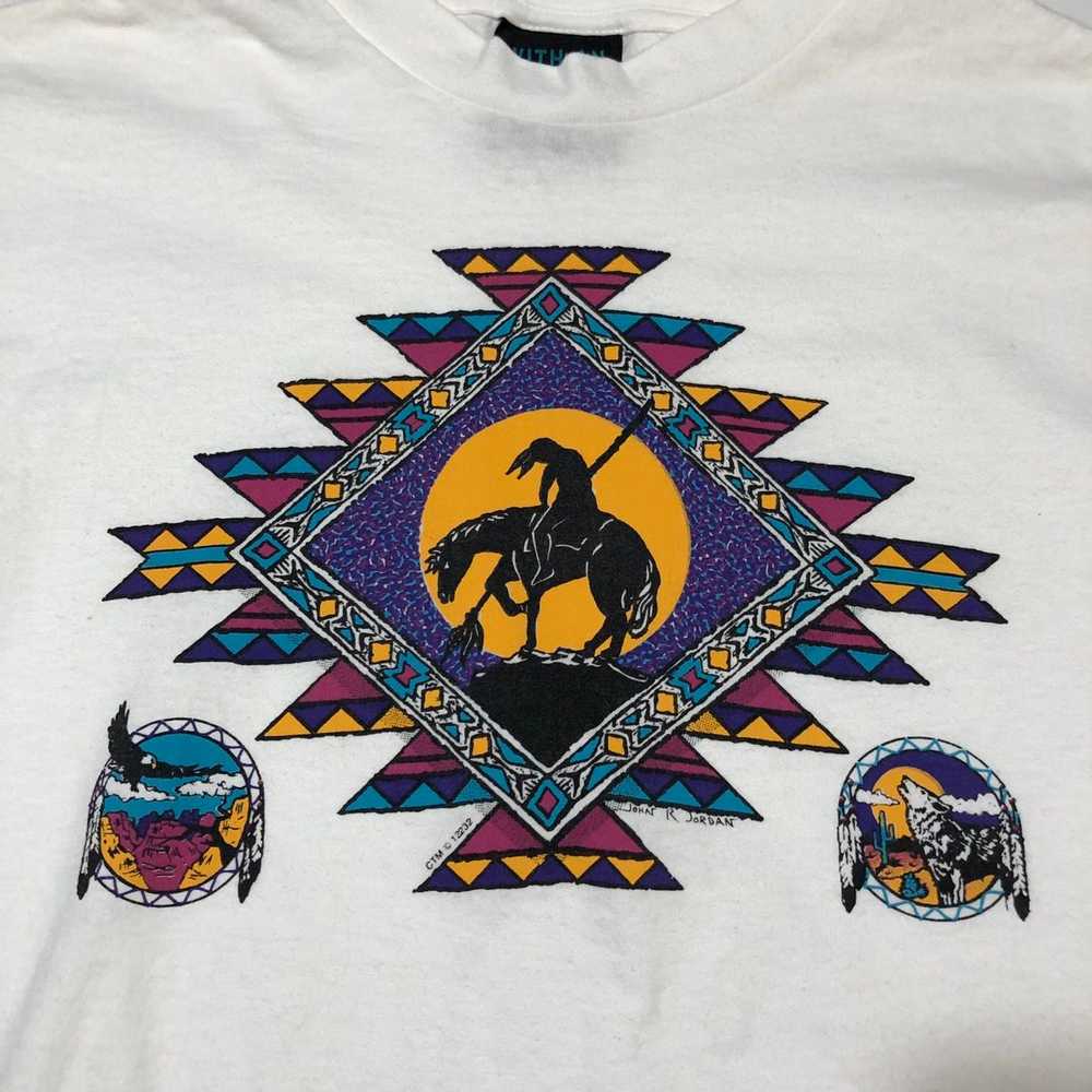 Vintage 90’s Native American tee - image 2