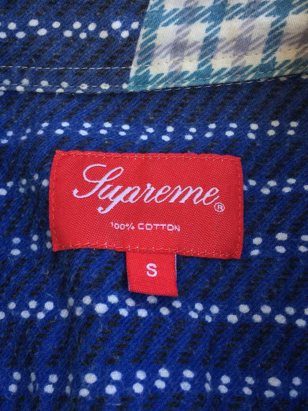 Supreme F/W 2015 Supreme Patchwork Flannel size s… - image 4