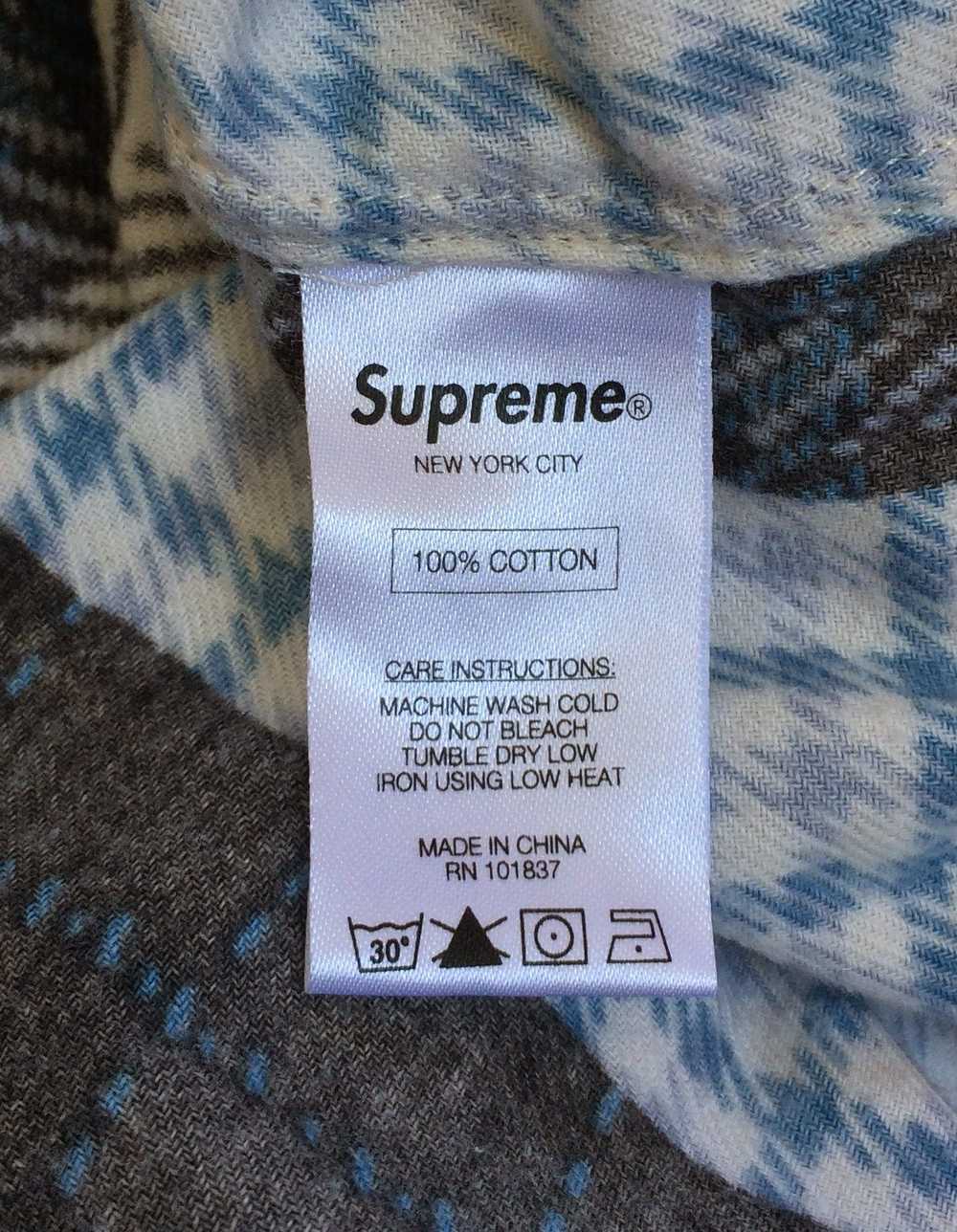 Supreme F/W 2015 Supreme Patchwork Flannel size s… - image 7