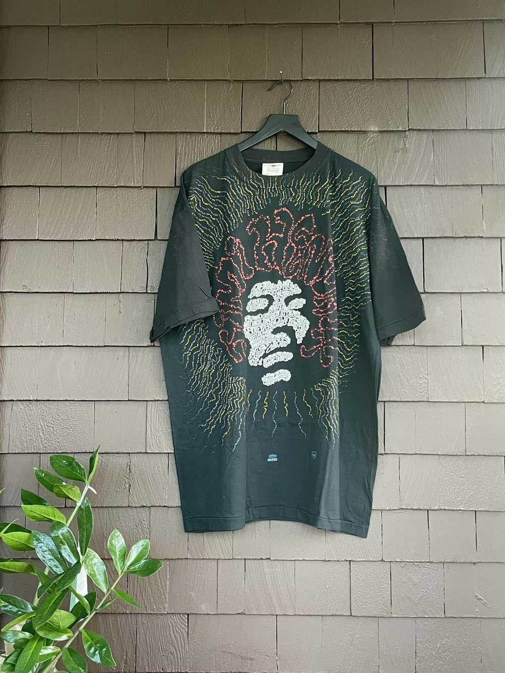 Jimi Hendrix × Vintage Vintage Jimi Hendrix T Shi… - image 1